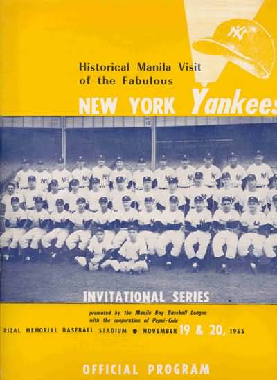 PGM 1955 New York Yankees Manila Tour
